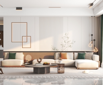 Modern A Living Room-ID:545346022