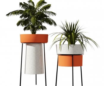 Modern Potted Green Plant-ID:836162093