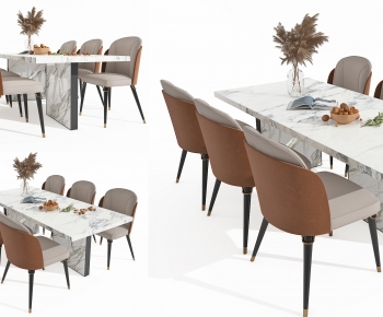 Modern Dining Table And Chairs-ID:638586046