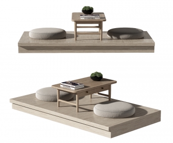 Japanese Style Tea Tables And Chairs-ID:964315892