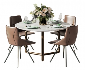 Modern Dining Table And Chairs-ID:455660103