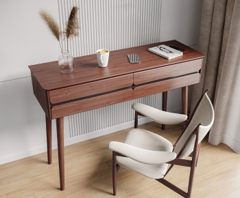 Nordic Style Computer Desk And Chair-ID:351166019