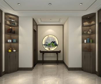 New Chinese Style Hallway-ID:691232928