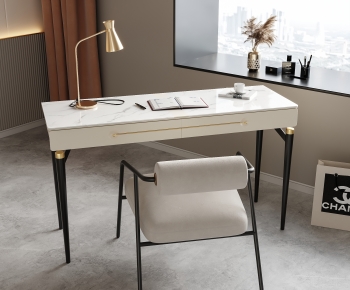 Modern Computer Desk And Chair-ID:459294089