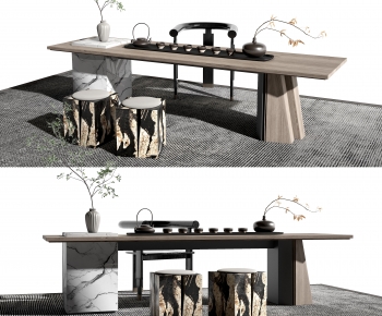New Chinese Style Tea Tables And Chairs-ID:137150051