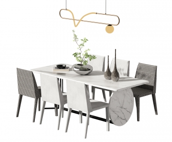 Modern Dining Table And Chairs-ID:504825124