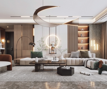 Modern A Living Room-ID:721960137
