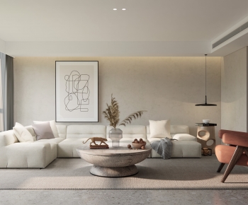 Wabi-sabi Style A Living Room-ID:258670099