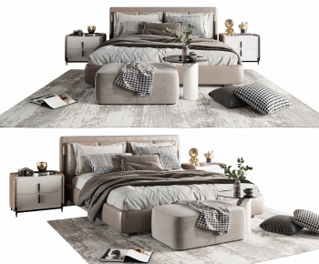 Modern Double Bed-ID:486735111