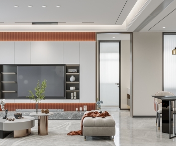 Modern A Living Room-ID:749129063