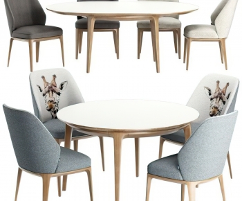 Modern Dining Table And Chairs-ID:247740033