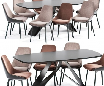 Modern Dining Table And Chairs-ID:502652886
