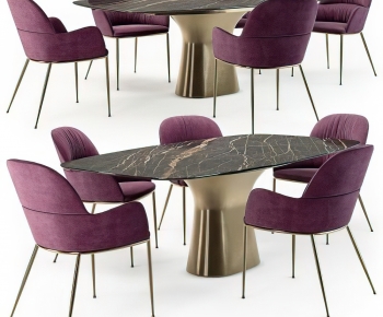 Modern Dining Table And Chairs-ID:350486045
