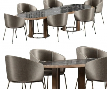 Modern Dining Table And Chairs-ID:125444894