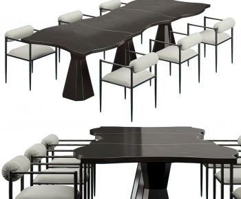 Modern Dining Table And Chairs-ID:790610075