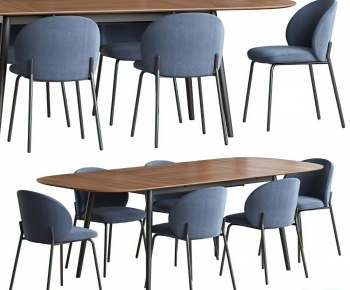 Modern Dining Table And Chairs-ID:716546064