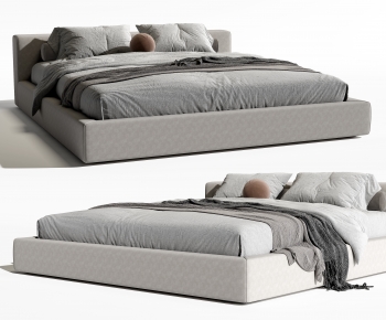 Modern Double Bed-ID:219095958