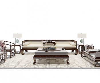 New Chinese Style Sofa Combination-ID:525160076