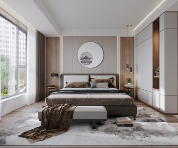 New Chinese Style Bedroom-ID:240617046