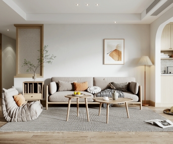 Nordic Style A Living Room-ID:923325064