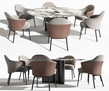 Modern Dining Table And Chairs-ID:894810913