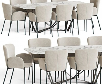 Modern Dining Table And Chairs-ID:828270912