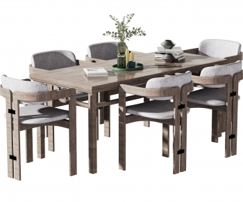 New Chinese Style Dining Table And Chairs-ID:778280976
