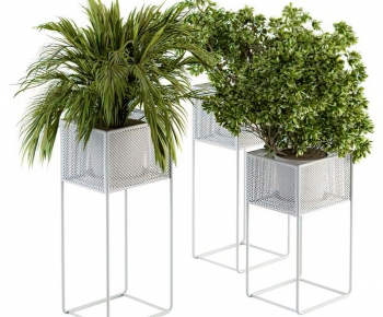 Modern Potted Green Plant-ID:208348045