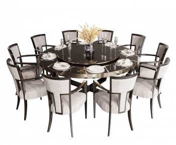 New Chinese Style Dining Table And Chairs-ID:589945089