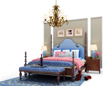 European Style Double Bed-ID:983498105