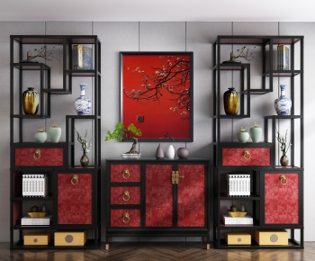 New Chinese Style Antique Rack-ID:821541071