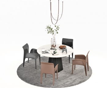 Modern Dining Table And Chairs-ID:393359904