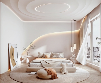Modern Wabi-sabi Style Bedroom-ID:519208999