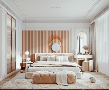 Simple European Style Bedroom-ID:233674057