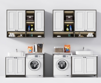 Modern Laundry Cabinet-ID:534410001