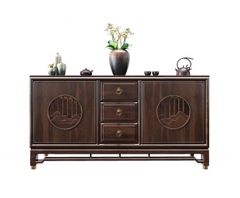 New Chinese Style Side Cabinet-ID:883101945