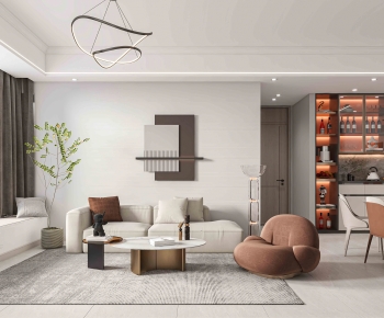 Modern A Living Room-ID:263021082