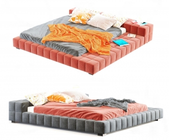 Nordic Style Double Bed-ID:862193119