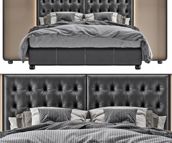 Modern Double Bed-ID:813666117