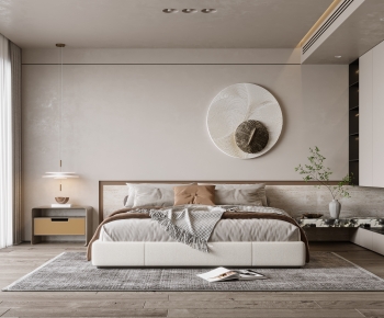 Wabi-sabi Style Bedroom-ID:251128919