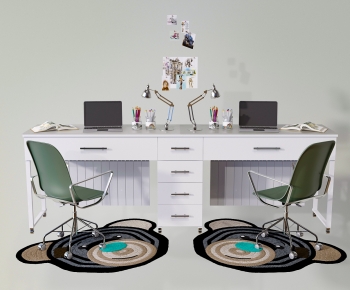 Modern Computer Desk And Chair-ID:416923054