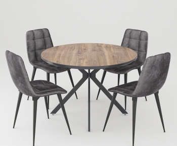 Nordic Style Dining Table And Chairs-ID:359569079