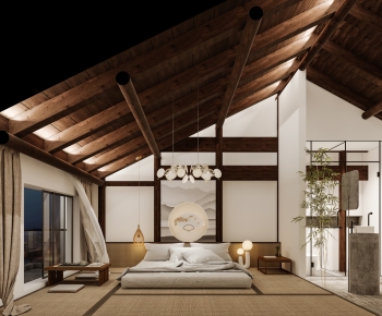 New Chinese Style Bedroom-ID:793193105