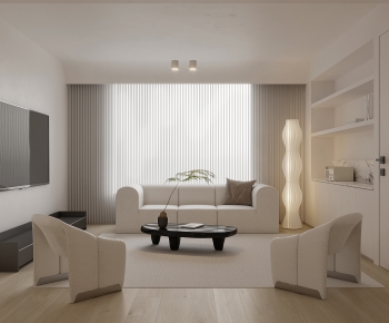 Wabi-sabi Style A Living Room-ID:119654895