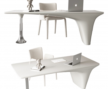 Modern Computer Desk And Chair-ID:372220049