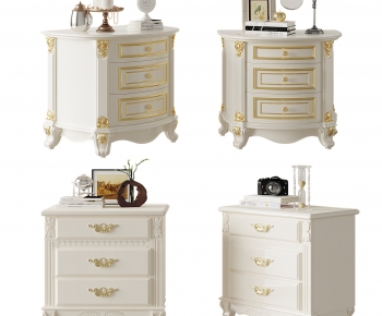 American Style European Style French Style Bedside Cupboard-ID:590660657