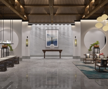 New Chinese Style Lobby Hall-ID:752506977