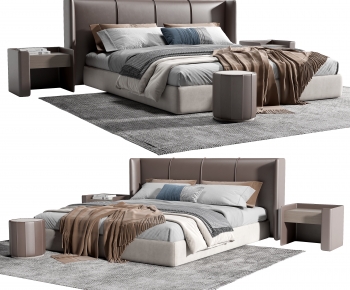 Modern Double Bed-ID:126768114