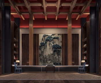 New Chinese Style Lobby Hall-ID:656022077