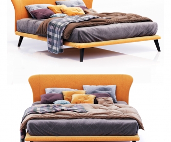 Modern Double Bed-ID:408803942